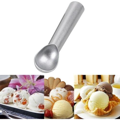 1pc Ice Cream Scoop Stainless Steel Ice Cream Spoon Metal Icecream Cookie Scoop Melon Fruit Baller Ice Ball Maker Kitchen Tools
