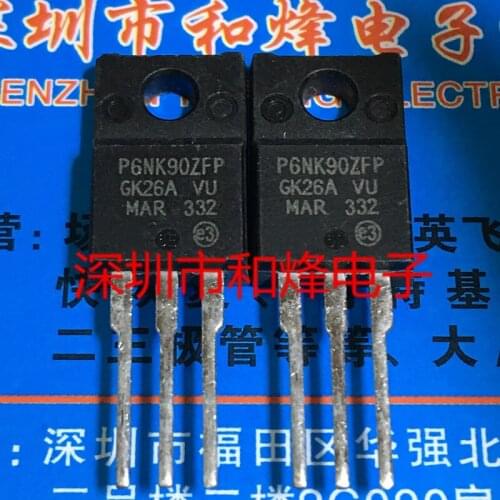 10PCS STP6NK90ZFP P6NK90ZFP TO-220F 900V 5.8A 100% New&original