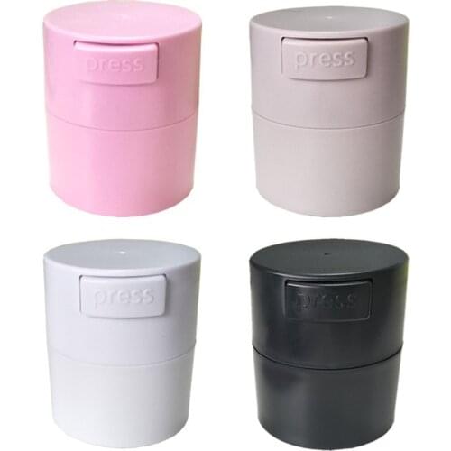 2020 New Matte Fashion Eyelash Glue Storage Tank Container Adhesive Stand Activated Carbon Sealed Storage Jar