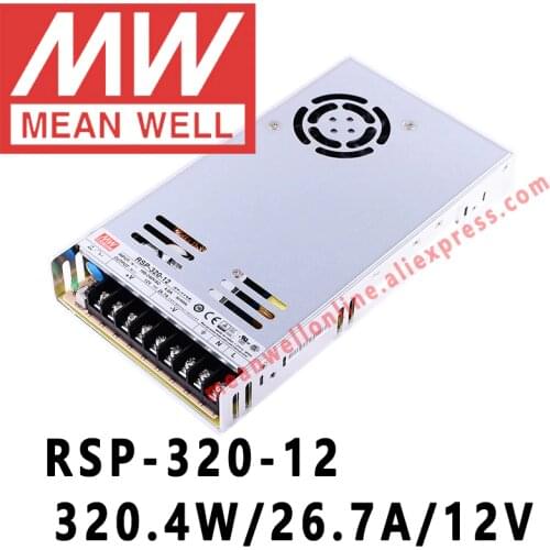 Mean Well RSP-320 Series meanwell 5V/12V/15V/24V/48VDC 320Watt Single Output with PFC Function Power Supply online store