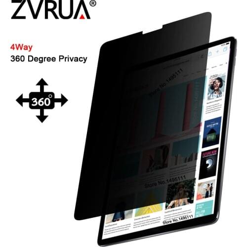 PET 360 degree Privacy Filter for 2018 iPad Pro 12.9 inch Face ID NEW , Anti-glare Screen protector Protective film