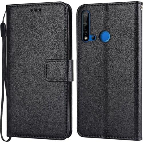Flip Wallet Magnetic Leather Case for Huawei P20 Lite 2019 Coque Funda Luxury Vintage Phone Bags Cover