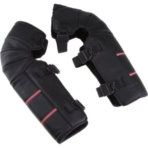 Motorcycle Knee Pads Protective Kneepad Warmer Guards Adjustable Strap Leggings Cove Windproof for Motocross Bike Bicycle