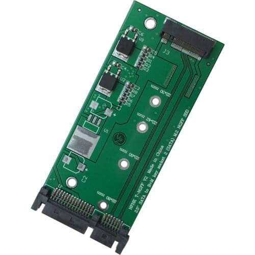 NGFF to SATA 3 Adapter Card M.2 SSD to SATA III Board 2230 2242 2260 2280mm