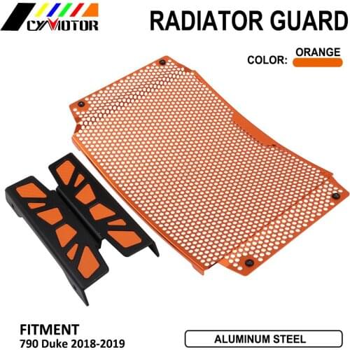 Motorcycle CNC New Accessories Engine Radiator Grille Cover Guard Aluminium Steel Protection For KTM Duke 790 2018 2019