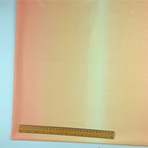 Orange yellow gradient 100% Cotton Fabric Sewing Quilting Cloth Patchwork Needlework Handmade DIY Material Girl skirt