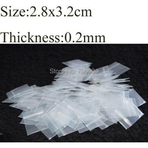2.8x3.2cm(1.1''x1.2''),1000pcs/lot thick small jewelry pe clear Ziplock bag selfseal Reclosable Plastic Bag mini gift zip bag