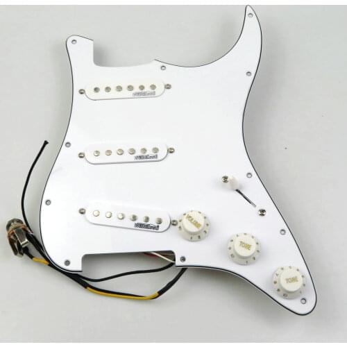 ST Prewired Pickguard Wilkinson SSS Single Coil Pickup fully loaded pickguard For Stratr guitar