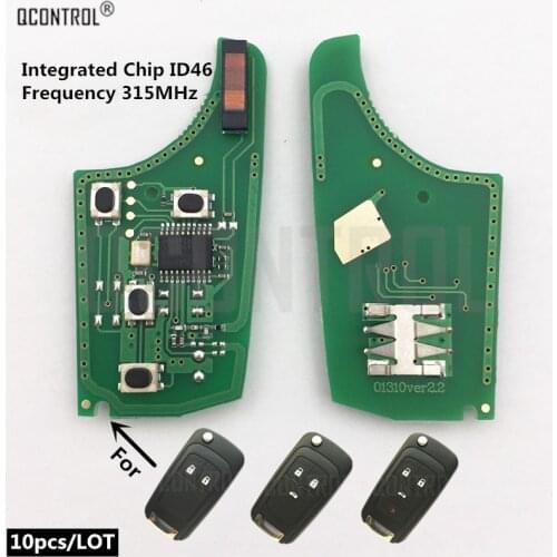 QCONTROL Car Control Remote Key Electronic Circuit Board for Chevrolet Malibu Cruze Aveo Spark Sail Control Alarm Fob