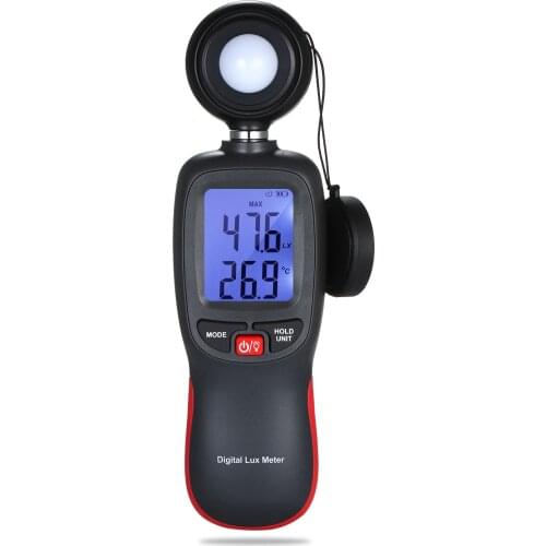 Luxmeter Digital Luminometer Lcd Display With Backlight 200000 Lux Meter For Measuring Illumination Brightness