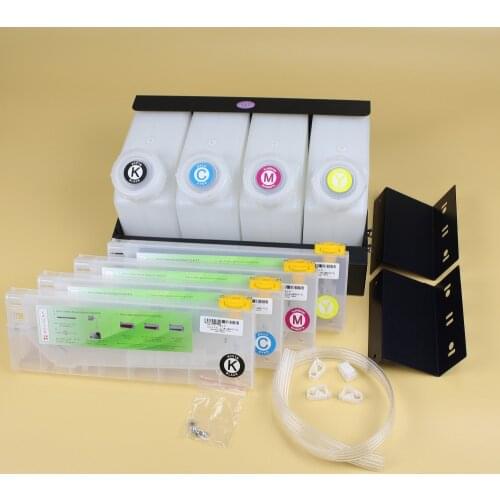 1 set 6 tanks+6 horizontal cartridges bulk ink system CISS for Roland VS640i printer