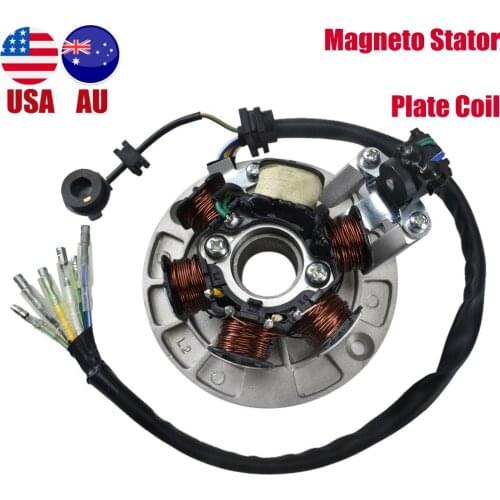 6 Poles Coils Magneto Stator For Lifan 140cc Pit Dirt Motor Bike Motorcycle