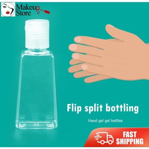 60ml Plastic Transparent Dispenser Bottle Portable Travel Cosmetic Liquid Refillable Empty Container