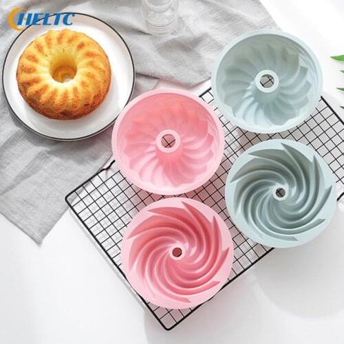 6inch Cupcake Baking Dish No-Stick Baking Pan Silicone Cake Mold Round Large Muffin Pan Form Bakery Baking Bakeware Silicone