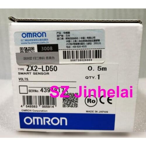 OMRON ZX2-LD50 Authentic original SMART SENSOR 0.5M Photoelectric Switch