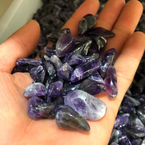 100g Natural Ametrine gravel stone Polished quartz crystal Tumbled Stone Semi-Precious Stone