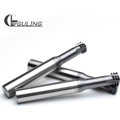 CNC 60 Degree Three Row Tungsten Steel Thread Milling Cutter M1 M1.2 M1.4 M1.6 M2 M2.5 M3 M4 M5 M6 M8 M10 M12 M14 mill mills