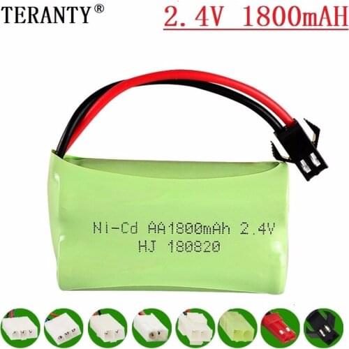 M Model ) 2.4v 1800mah NiMH Battery For Rc toy Car Tanks Trains Robot Boat Gun Ni-MH AA 700mah 2.4v Rechargeable Battery 1Pcs