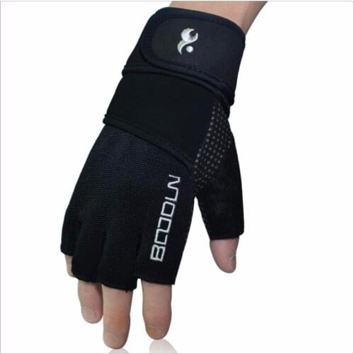 BOODUN Fitness Gloves Wrist Slip Weightlifting Equipment Mens and Womens Sports Gloves Half Finger Gloves