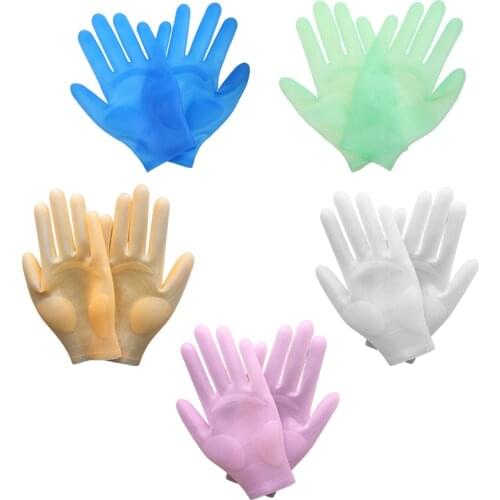 1 Pair Reusable Safe Silicone Gloves for Epoxy Resin Casting Jewelry Making Mitten DIY Crafts Tools