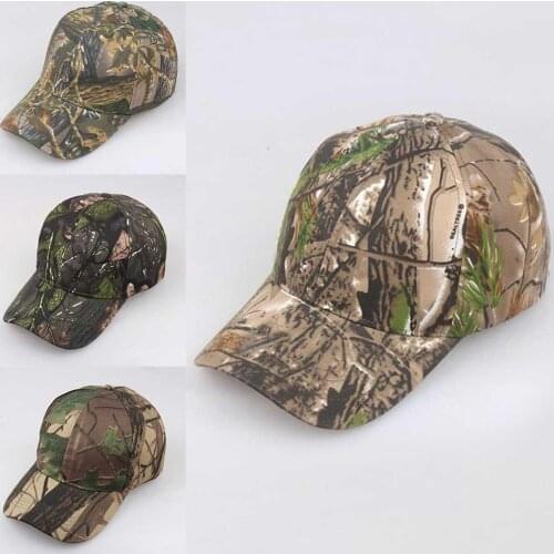 New Fashion Adjustable Unisex Army Camouflage Camo Cap Casquette Hat Baseball Cap Men Women Casual Desert Hat Outdoor Sunscreen