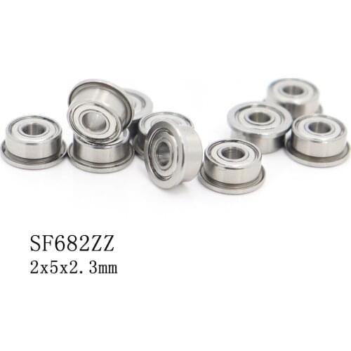 SF682ZZ Bearing ABEC-1 5PCS 2*5*2.3 mm Miniature Stainless Steel Ball Bearings S DDLF-520ZZ F682ZZ