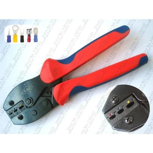 Ratchet terminal crimping tool/plier for crimp insulated terminal and connector 0.5-6mm2 LY-03D