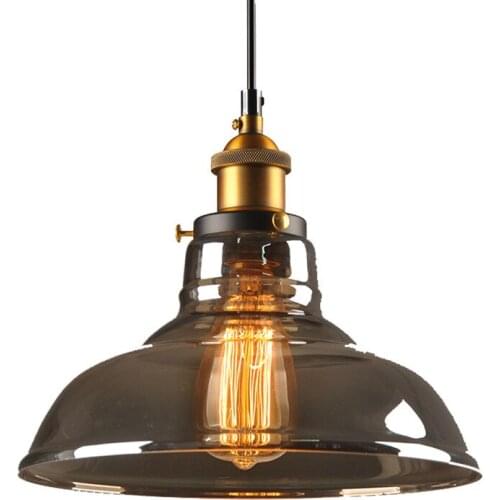 Vintage Loft Pendant Lights Wrought Iron Retro Edison Hanging Lamp Industrial Bar Living Kitchen Dining Room Lamps