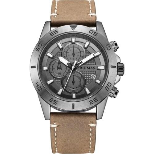 Military Sports Casual Watch Luminous Men Watches 2019 Top Luxury Brand Waterproof Leather Strap Quartz Clock Relogio Masculino