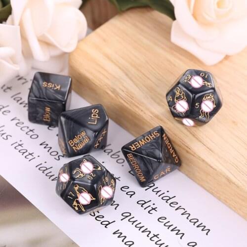 5pcs/set Funny Love Dice Game Toys Erotic Sexy Posture Adult Couple Bachelor Gift Love