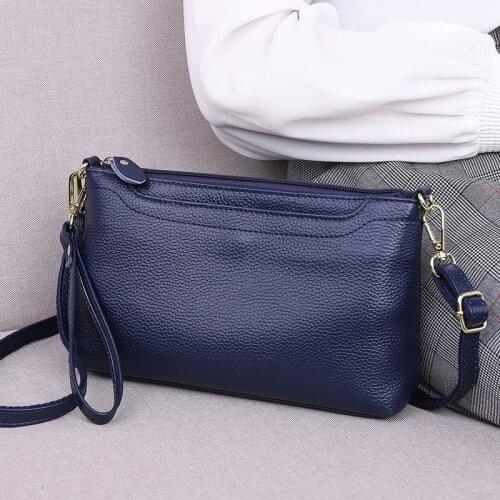 Genuine Leather Women Bag Party Clutch Bags Fashion Ladies Shoulder Crossbody Bags for Women Luxury Handbags Purse