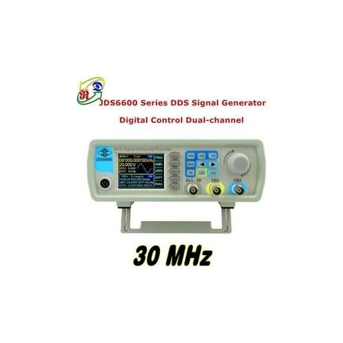 2.4" TFT LCD JDS6600 30MHz 2CH Arbitrary Waveform Signal Generator Pulse Signal