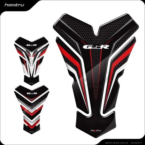 3D Motorcycle Tank Pad Protector Stickers Case for Suzuki GSR GSR250 GSR400 GSR600 GSR750