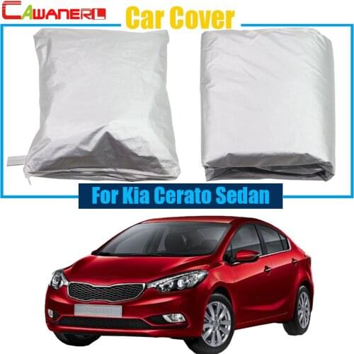 Cawanerl For Kia Cerato Sedan Car Cover Sun Shield Snow Resistant Protector UV Anti Cover Quality Warrant