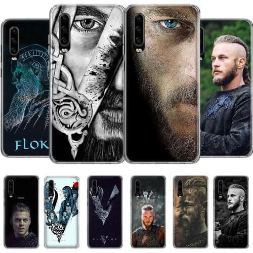 Ragnar Lothbrok Vikings Phone Case For Huawei P40 P30 P20 P10 Mate 30 20 10 Pro Lite P Smart Z 2019 Plus Art Cover Soft Coque