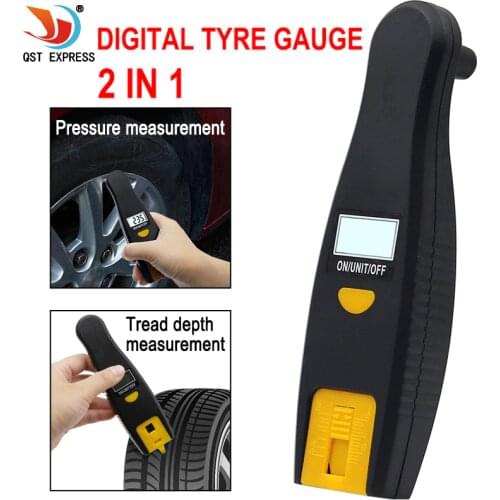 Tire pressure gauge 0-100 PSI Backlight High-precision digital tire pressure monitoring car tire