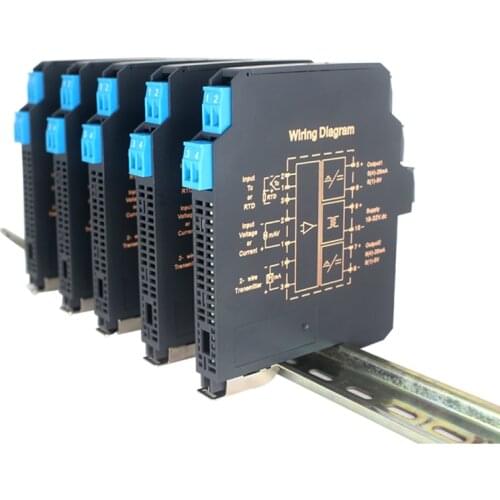GLN Analog Signal Isolator Galvanic Isolated Signal Converter 4-20mA Electric Signal Isolator