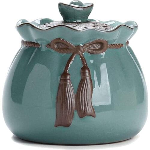 Ceramic Funeral Pet Urn for Memorials - Small - Holds Up to 30 Cubic Inches of Ashes - Pet Cremation Urn for Ashes