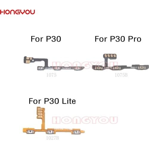 Power Button Switch Volume Button Mute On / Off Key Flex Cable For Huawei P30 PRO / P30 Lite