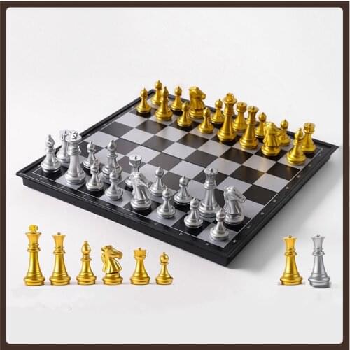 Magnetic International Chess Portable High Quality Plastic Magnetic Travel Games Board Games For Adults Brettspiel Table Games