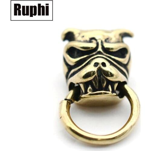 New Copper Handmade buckle sandpiggy dog belt ring cloth wallet buckle leather bag eyeglasses holder ornament accessories