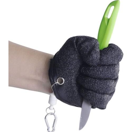 Loogdeel 1Pcs Non Slip Latex Fishing Gloves Outdoor Gloves With Magnet Latex Protact Hand from Puncture Fishing Tool