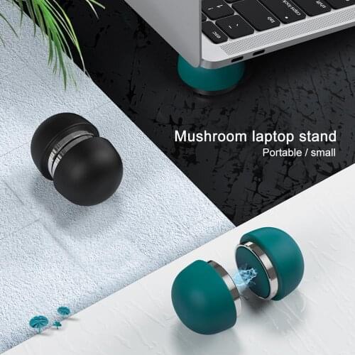 Laptop stand notebook accessories notebook Mushroom laptop holder laptops Foldable Mini Cooling stand for Macbook pro laptop