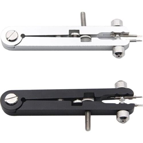 Adjusted Professional 5mm-30mm Spring Clamp V Type Watch Bracelet Plier Remover Repair Tool with 8Pc Pin Suitable for 6825 Strap