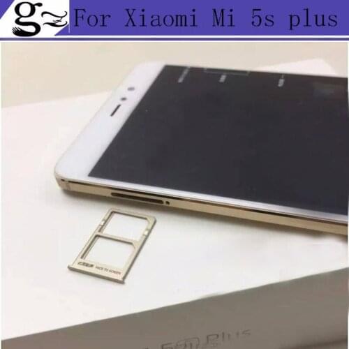 In Stock High Quality Sim Card Slot Tray Card Holder For Xiaomi Mi 5s plus 5.7 Inch Snapdragon 821 Mobile Phone