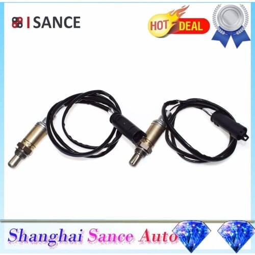 ISANCE 2pcs Rear Downstream Oxygen Sensor 11781433940 234-4683 For BMW E46 320i 323Ci 323i 325i 328i 330i 525i 528i X3 X5 Z3 Z4