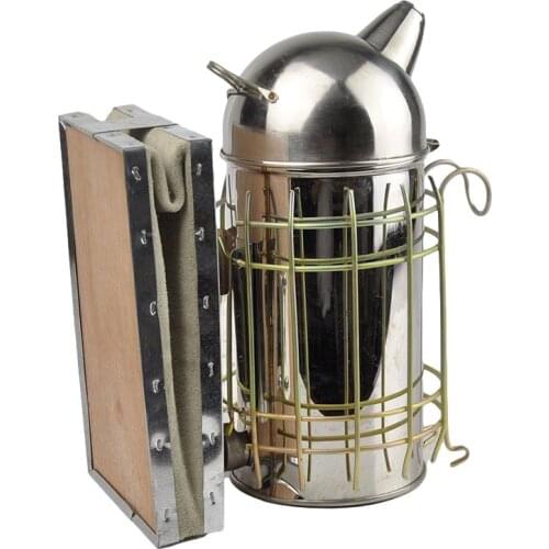 1 pcs beekeeping smoker for beekeeper stainless steel manual bee smoke Sprayer beekeeping equipment beehive tool to take honey