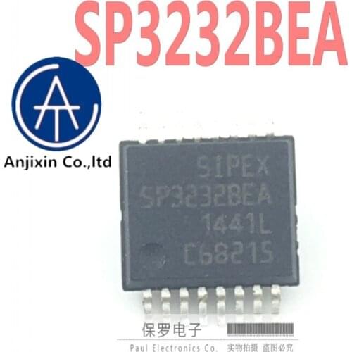 10pcs 100% orginal new real stock Transceiver SP3232 SP3232BCA SP3232BEA SSOP-16