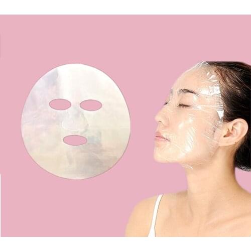 100pcs Disposable Mask Paper Face Cleaner Moisturizing Ultra Thin Beauty Salon Fresh-keeping DIY Mask Paper Skin Healthy Tool