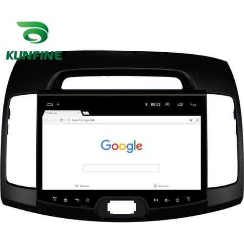 Octa Core Android 10.0 Car DVD GPS Navigation Player Deckless Car Stereo for HYUNDAI ELANTRA 2008 2009 2010 Headunit Radio